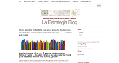 Desktop Screenshot of laestrategiablog.com